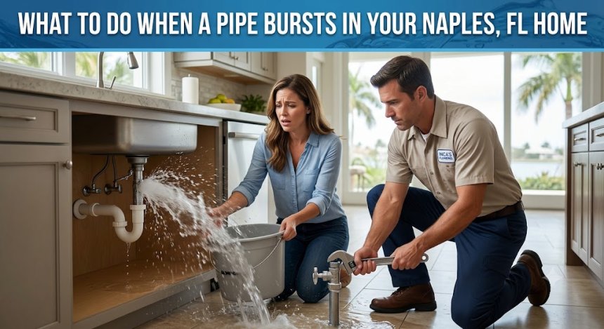 What to Do When a Pipe Bursts in Your Naples Home